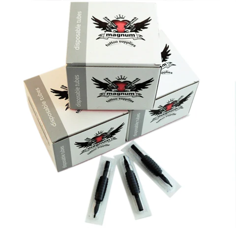 25mm (1") Sterile Black Disposable Tattoo Tube (20) - Image 14