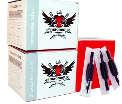 25mm (1") Sterile Black Disposable Tattoo Tube (20) - Image 4