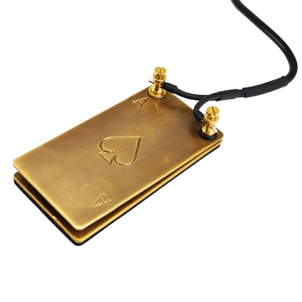 Ace of Spades Brass Foot Pedal - Image 3