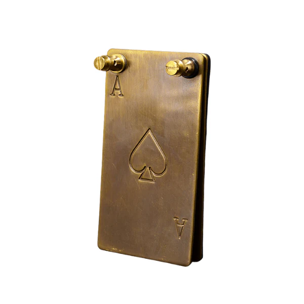 Ace of Spades Brass Foot Pedal - Image 4