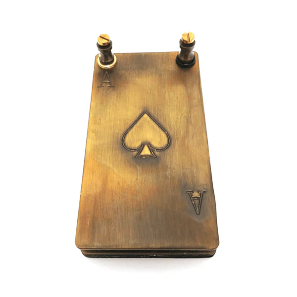 Ace of Spades Brass Foot Pedal - Image 5