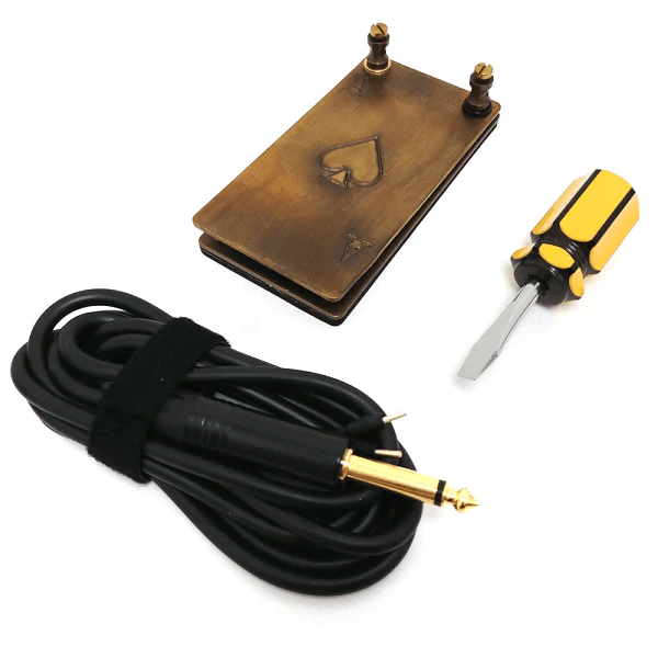 Ace of Spades Brass Foot Pedal - Image 7