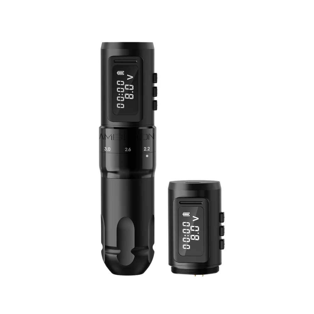 Ambition Mars-U Wireless Tattoo Machine - 2x Batteries - Image 2