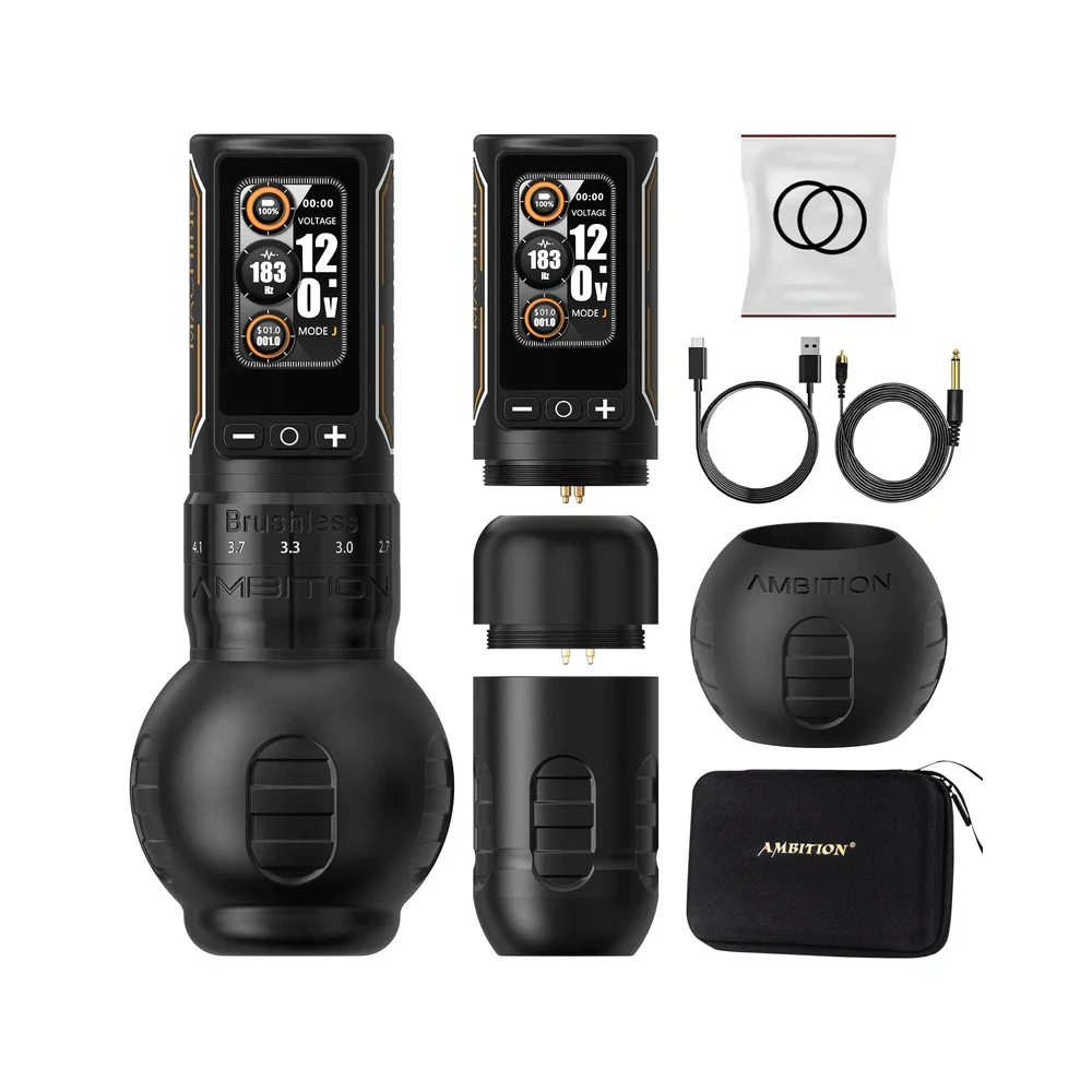Ambition Ninja Max 280 Wireless Tattoo Machine - 2x Batteries - Image 7