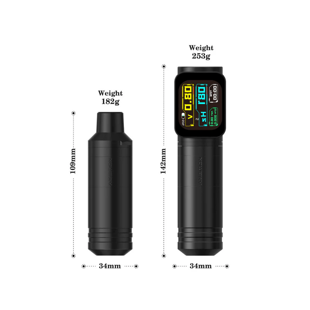 Ambition Ninja Max Wireless Tattoo Machine - 2x Batteries - Image 3