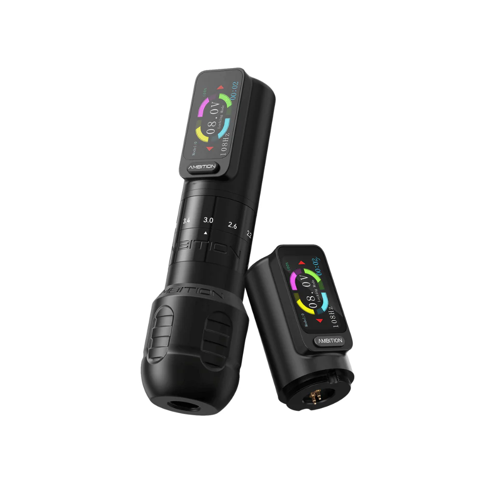 Ambition Seher Wireless Tattoo Machine - 2x Batteries - Image 3