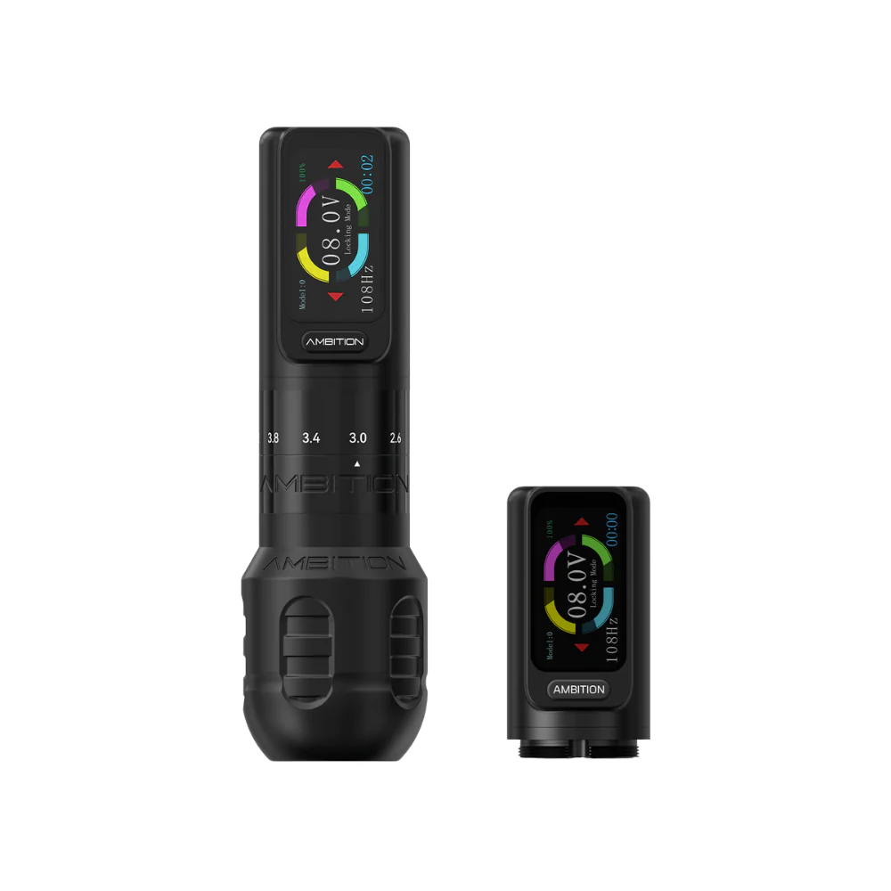 Ambition Seher Wireless Tattoo Machine - 2x Batteries - Image 4