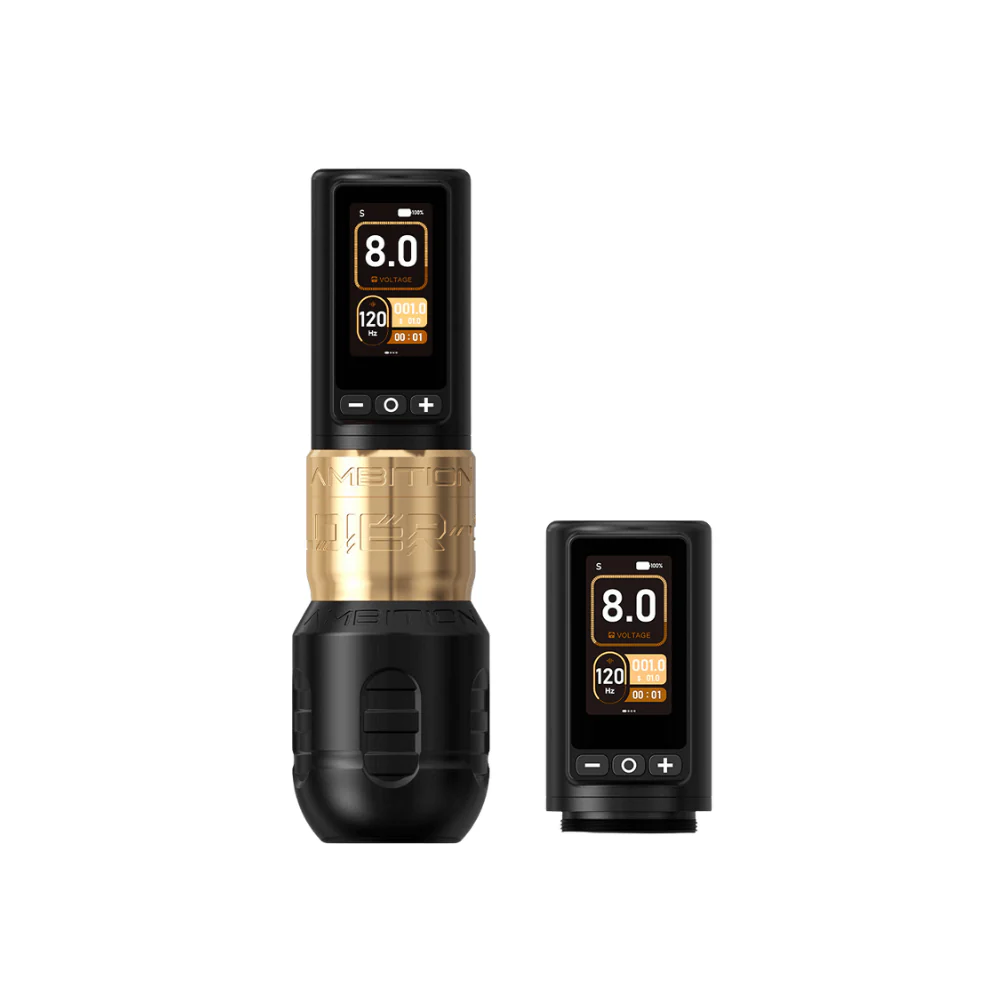 Ambition Soldier 270 Wireless Tattoo Machine - 2x Batteries - Image 3