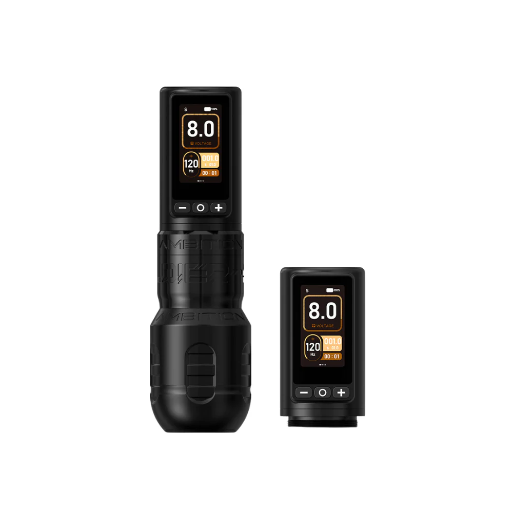 Ambition Soldier 270 Wireless Tattoo Machine - 2x Batteries - Image 4