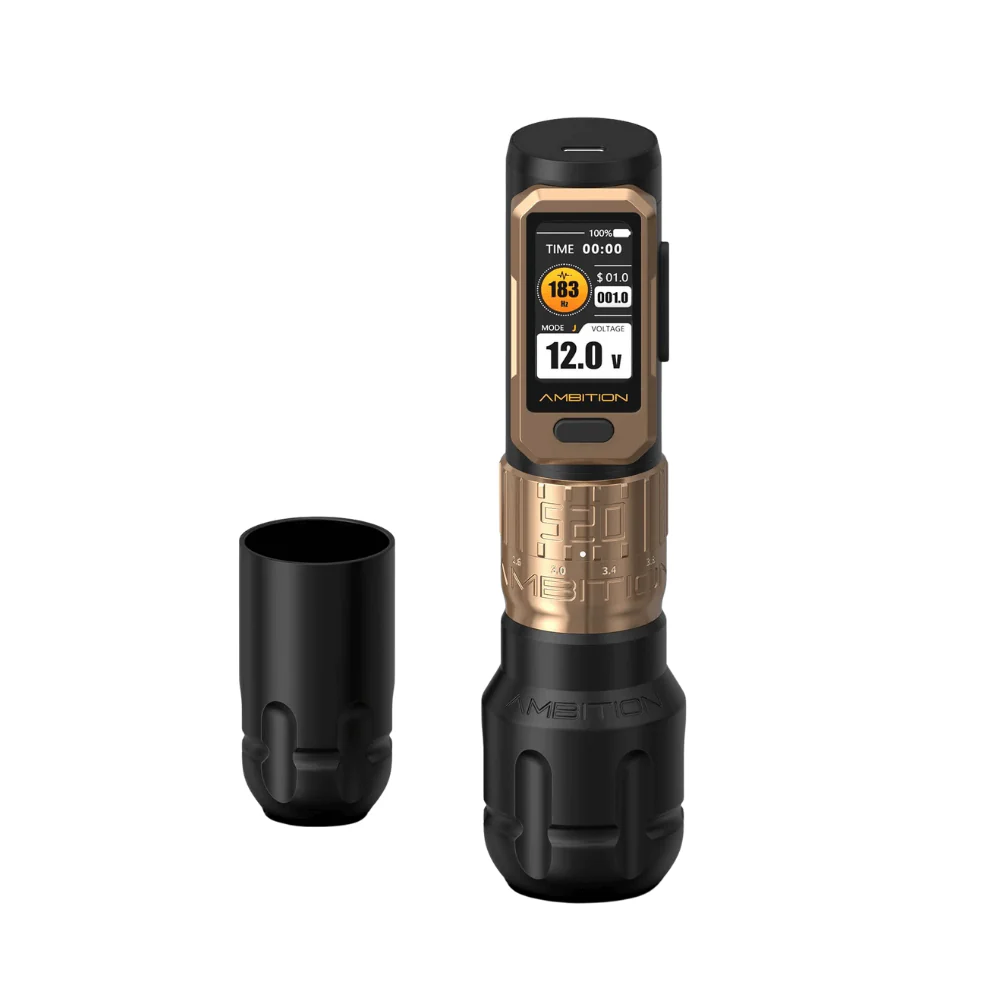 Ambition Soldier Pro 520 Wireless Tattoo Machine - 2x Batteries - Image 2