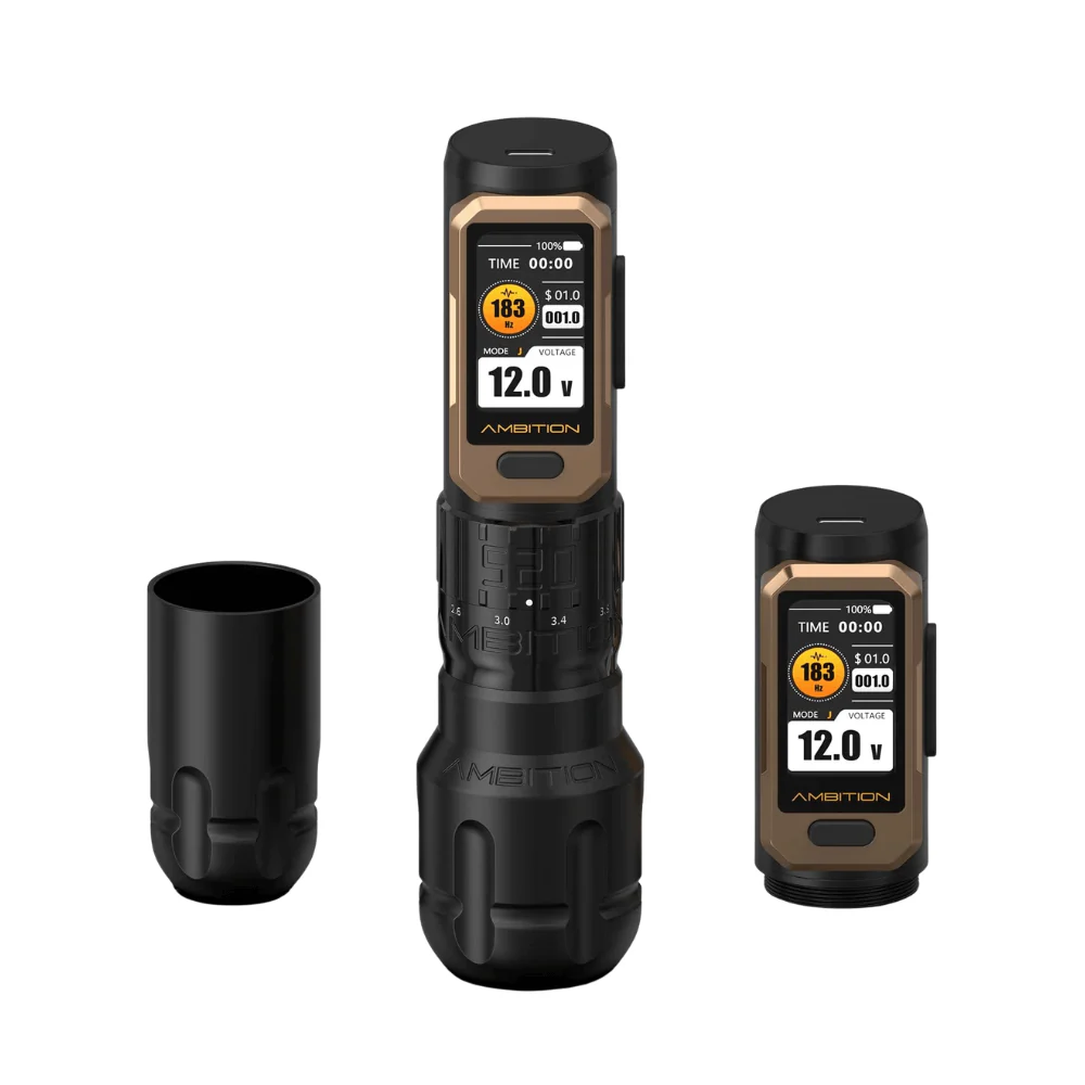 Ambition Soldier Pro 520 Wireless Tattoo Machine - 2x Batteries - Image 5