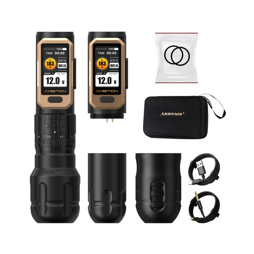 Ambition Soldier Pro 520 Wireless Tattoo Machine - 2x Batteries - Image 7