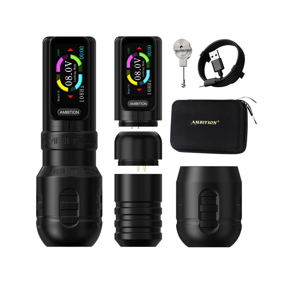 Ambition Torden Max Wireless Tattoo Machine - 2x Batteries - Image 4