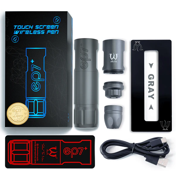 AVA EP7+ Wireless Touchscreen Tattoo Rotary Pen Kit - Image 6