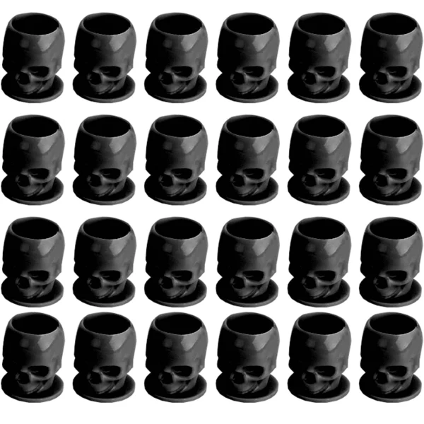 Bag of 200 Plastic Skull Ink Cups - Image 5