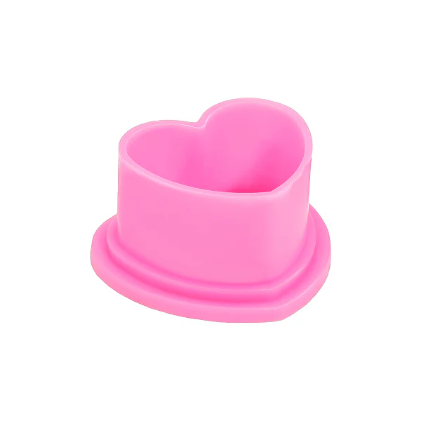 Saferly Heart Ink Caps - Pink (Bag of 500) - Image 3