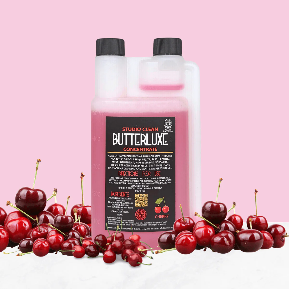 Butterluxe Studio Clean Disinfectant Concentrate (500ml) - Image 3