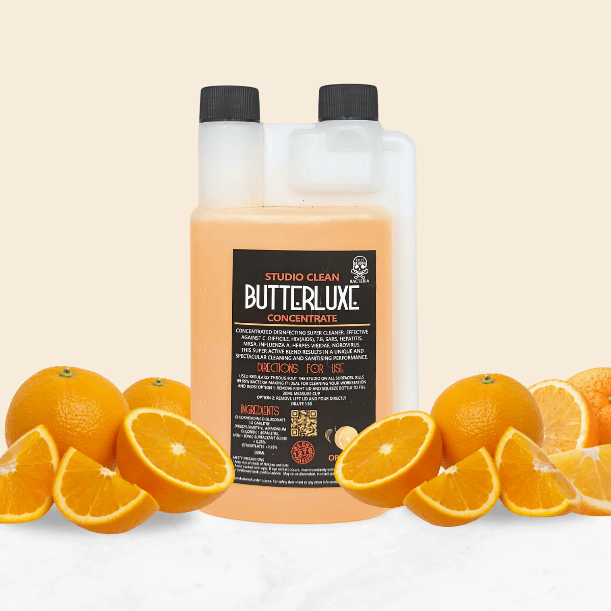 Butterluxe Studio Clean Disinfectant Concentrate (500ml) - Image 6