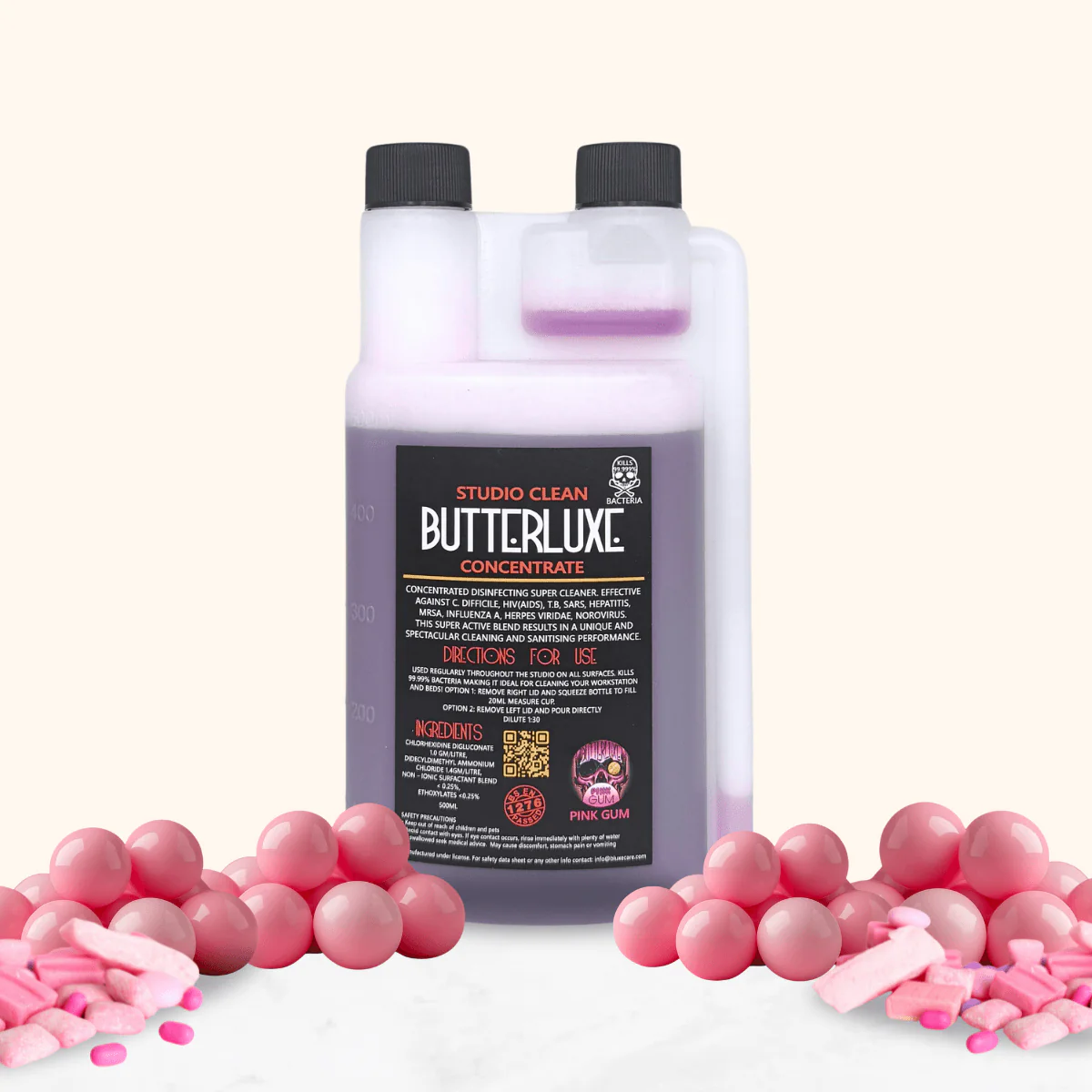 Butterluxe Studio Clean Disinfectant Concentrate (500ml) - Image 7