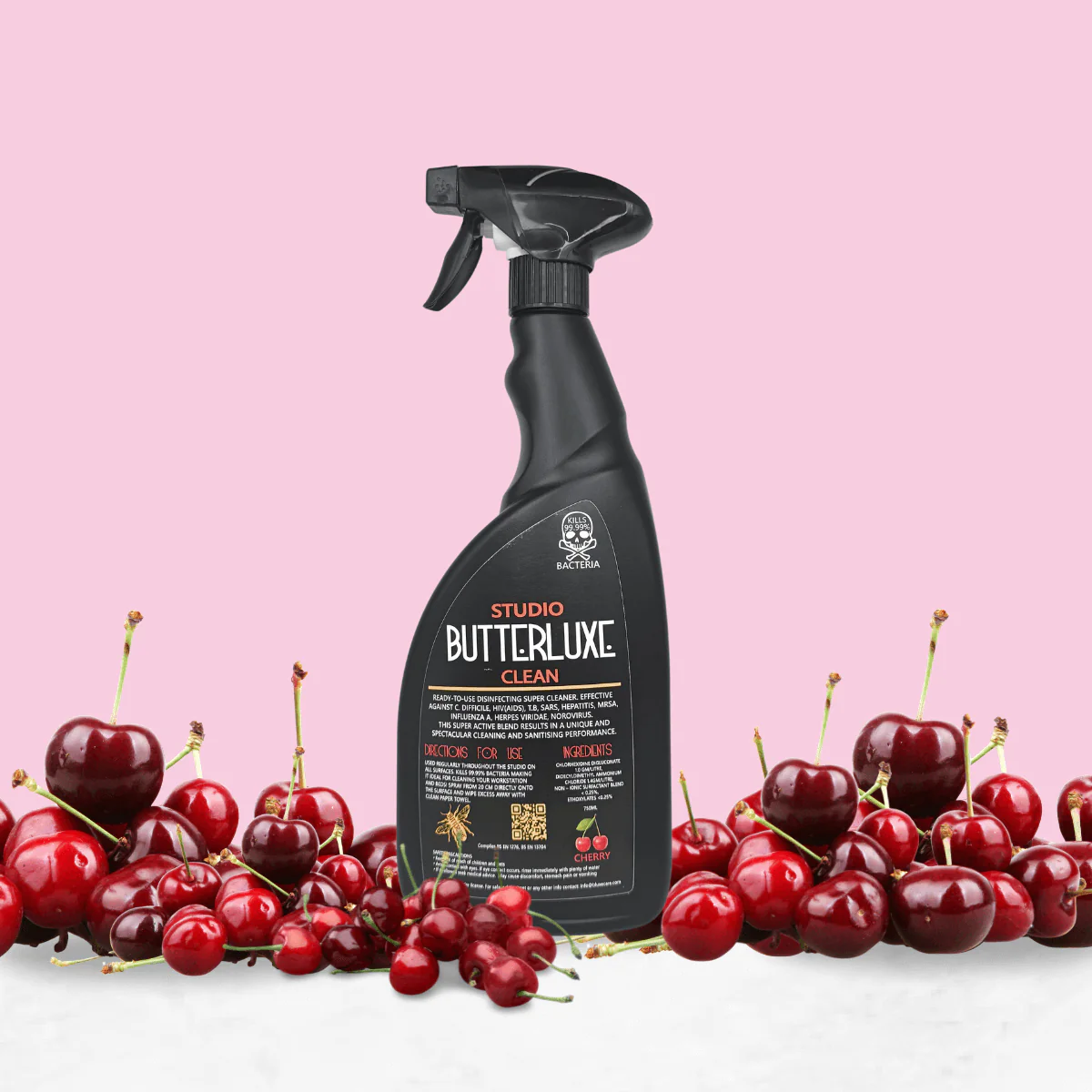 Butterluxe Studio Clean Disinfectant Spray (750ml) - Image 3