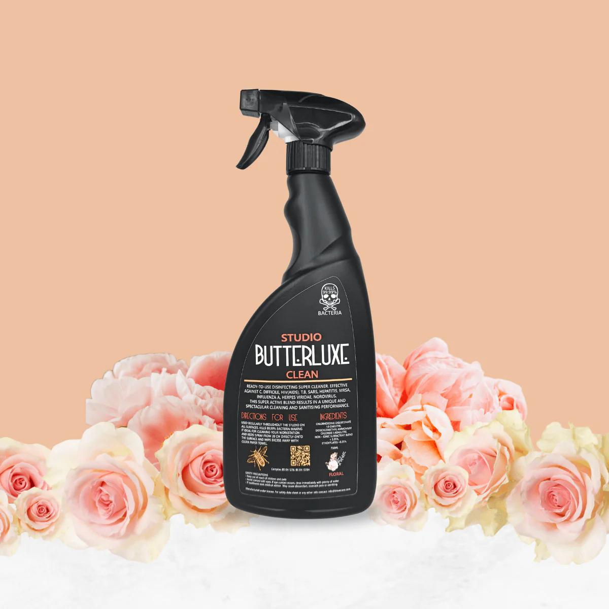 Butterluxe Studio Clean Disinfectant Spray (750ml) - Image 5
