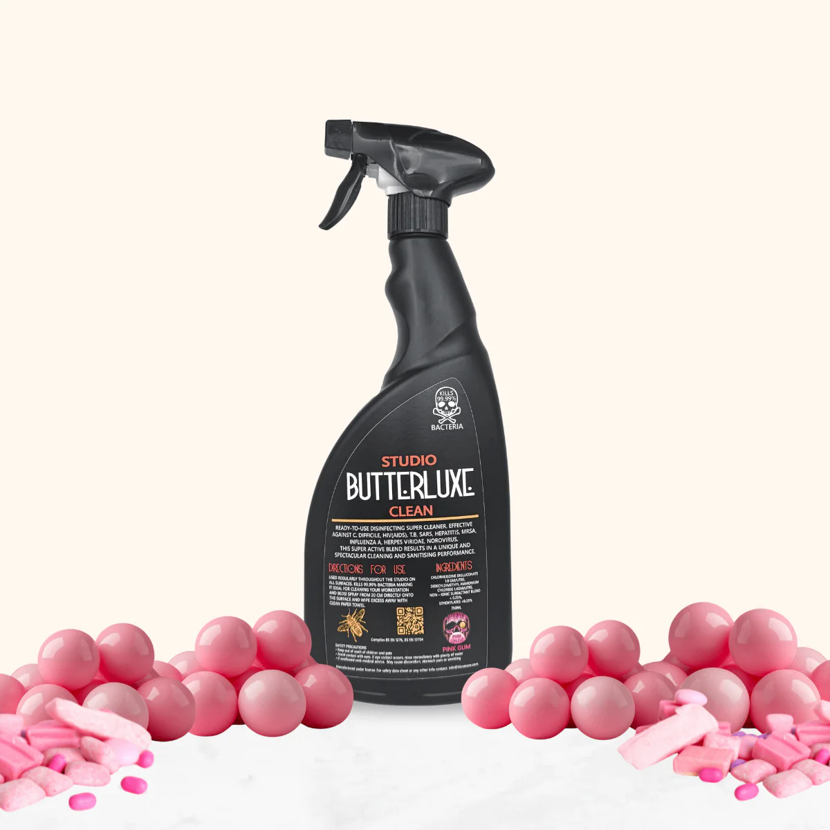 Butterluxe Studio Clean Disinfectant Spray (750ml) - Image 7