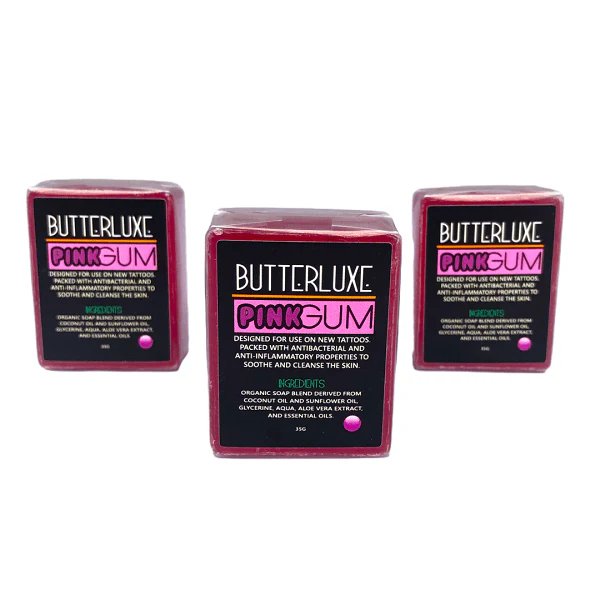 Butterluxe Tattoo Pink Soap Bar (35g) - Image 6