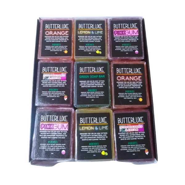 Butterluxe - Tattoo Soap - Pick N Mix Box (27 x 35g) - Image 3