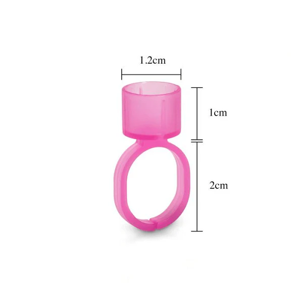 Cosmetic Ink Cup Holder Ring - Pink - Image 3