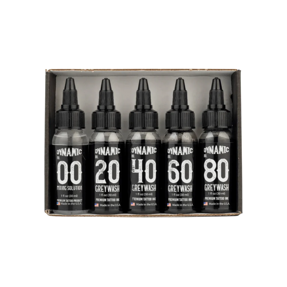 Dynamic Ink Greywash 5 Bottle Set (1oz) - Image 3