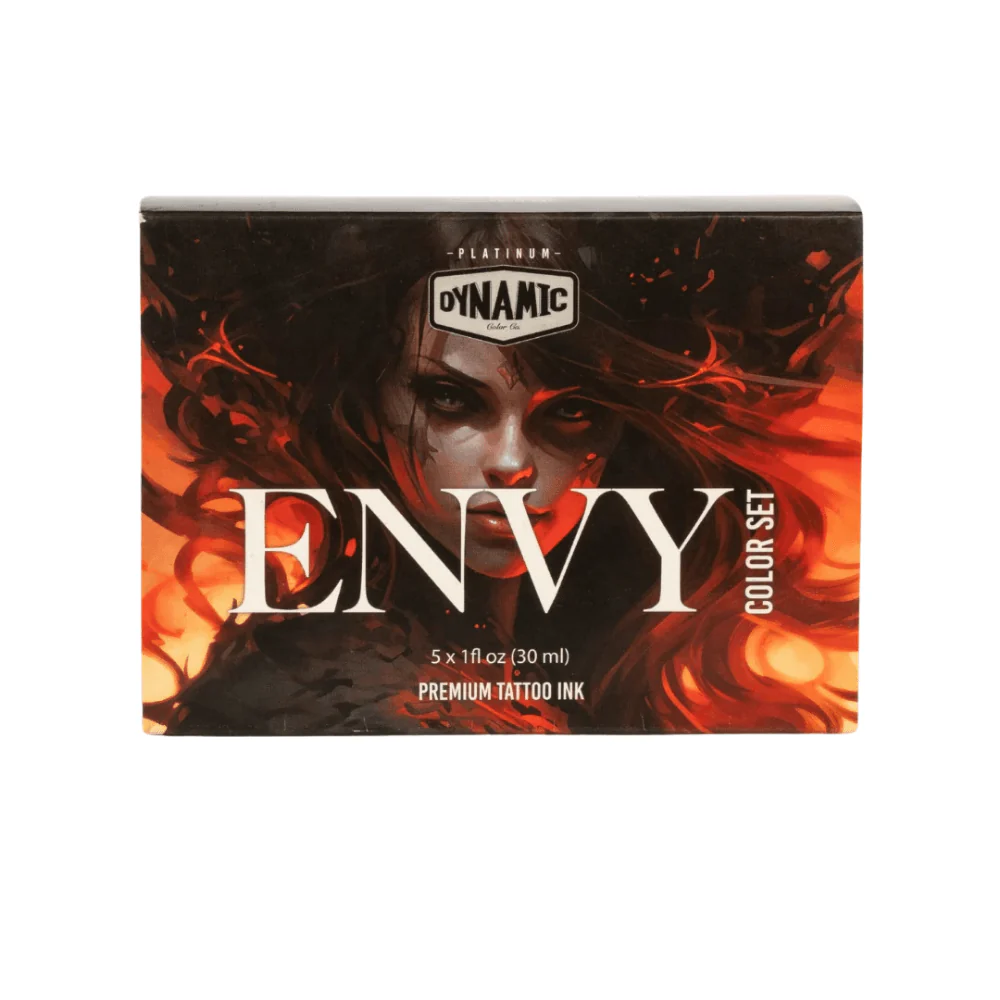 Dynamic Platinum Tattoo Ink Envy Colour Set (1oz) - Image 3