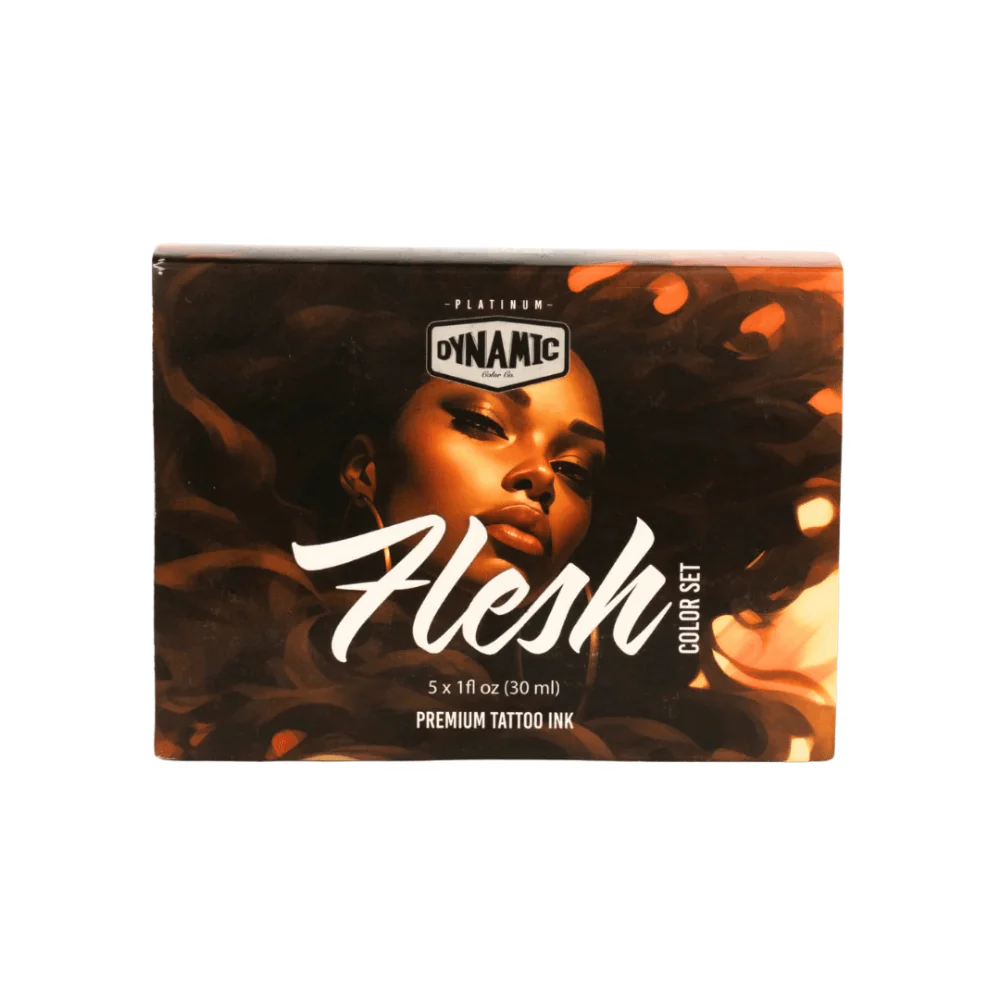 Dynamic Platinum Tattoo Ink Flesh Colour Set (1oz) - Image 3