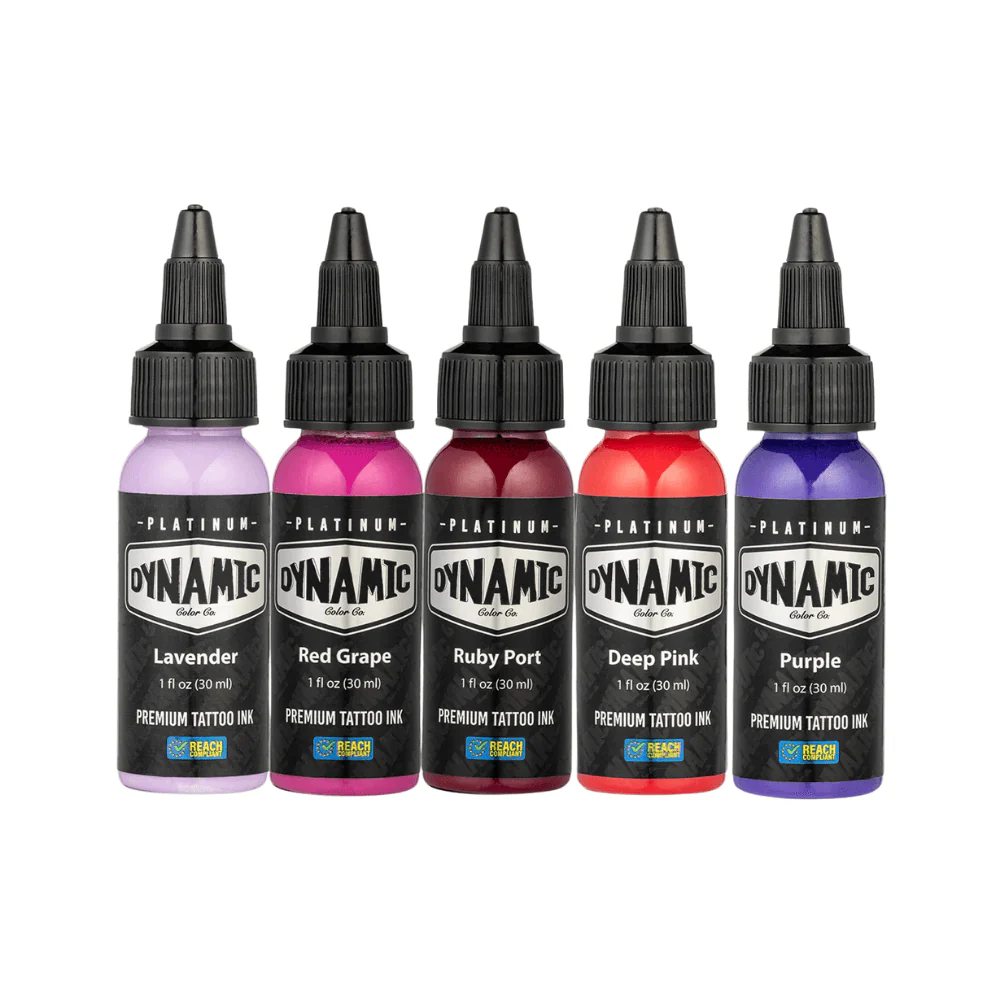 Dynamic Platinum Tattoo Ink Lush Colour Set (1oz) - Image 2