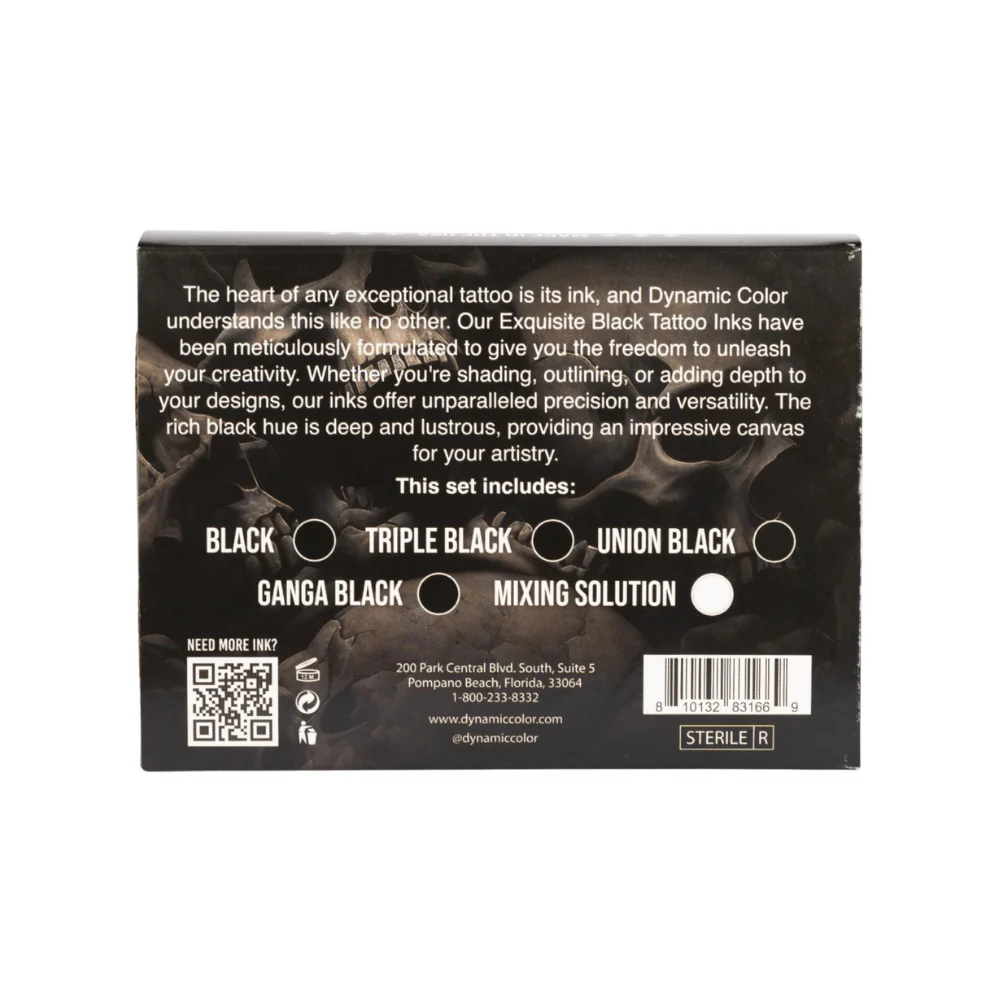 Dynamic Tattoo Ink Black Collection Set (1oz) - Image 4