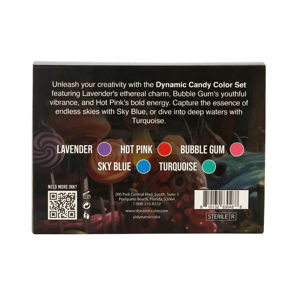 Dynamic Tattoo Ink Candy Colour Set (1oz) - Image 3