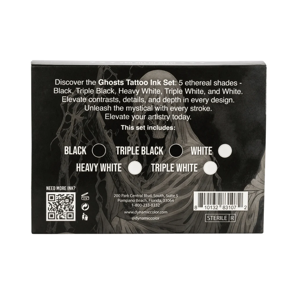 Dynamic Tattoo Ink Ghosts Colour Set (1oz) - Image 3