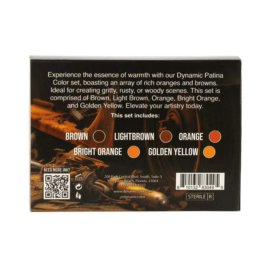 Dynamic Tattoo Ink Patina Colour Set (1oz) - Image 3