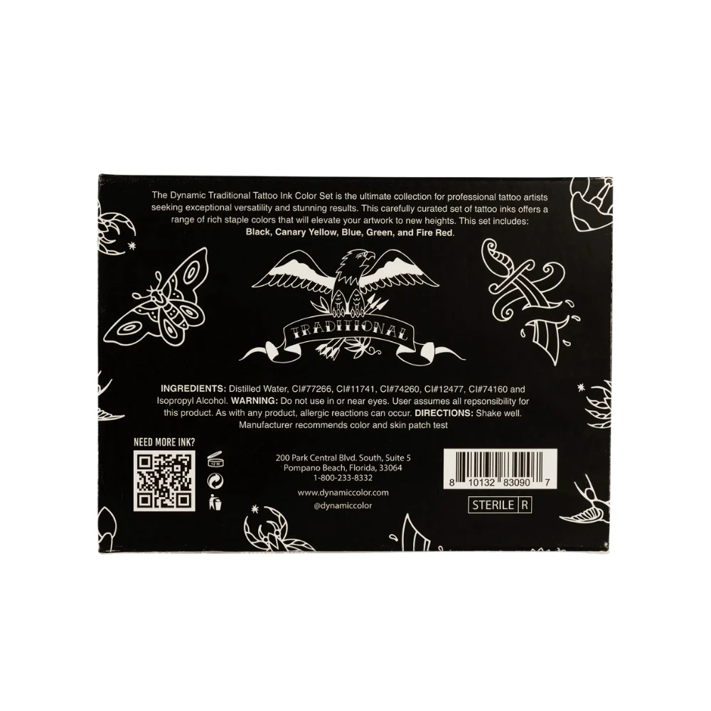 Dynamic Tattoo Ink Traditional Colour Set (1oz) - Image 3