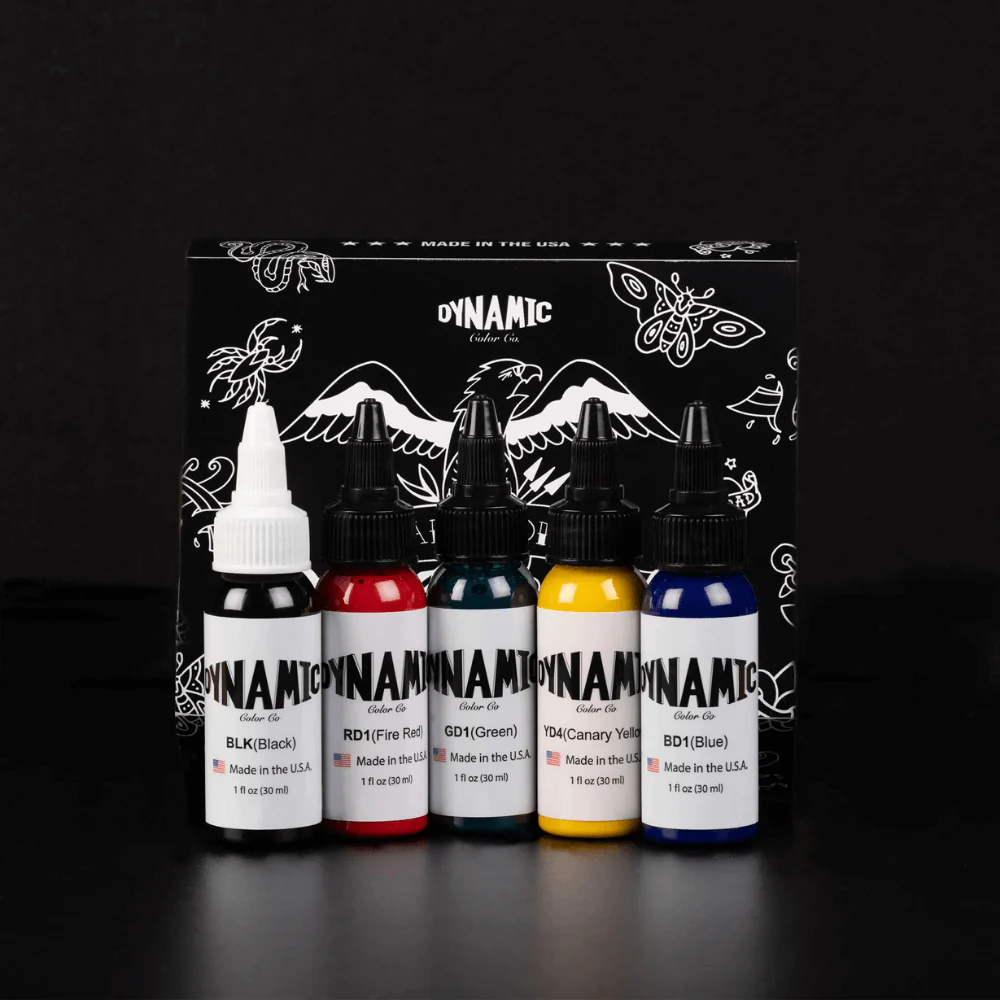 Dynamic Tattoo Ink Traditional Colour Set (1oz) - Image 4