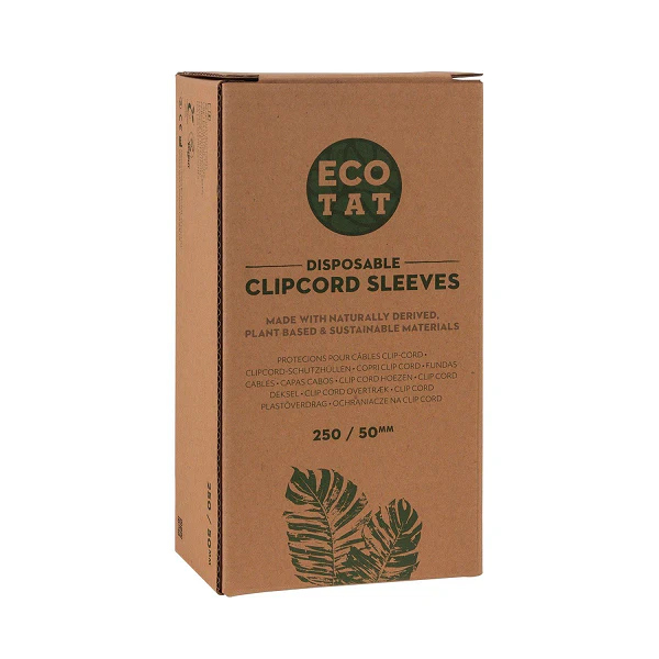 ECOTAT Tattoo Clip Cord Sleeve Covers - 50mm (Box of 250) - Image 5