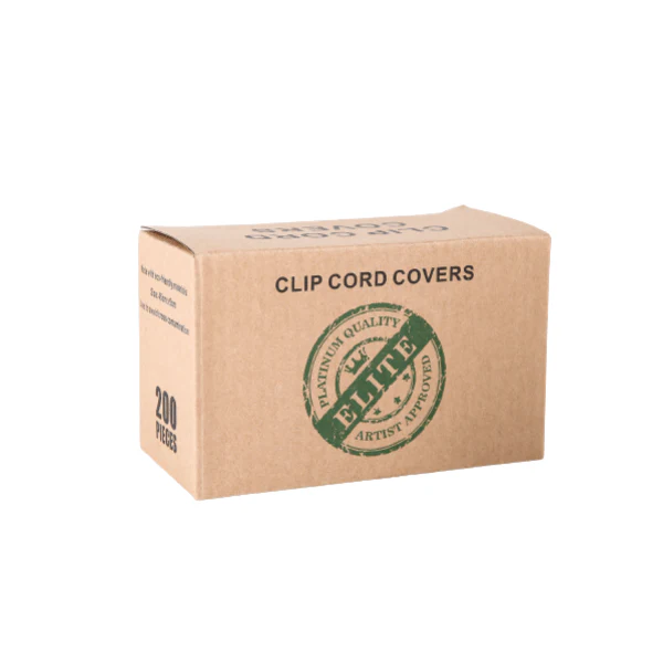 Elite Black Eco-Friendly Clipcord Covers 5cm x 80cm (200pcs/box) - Image 3