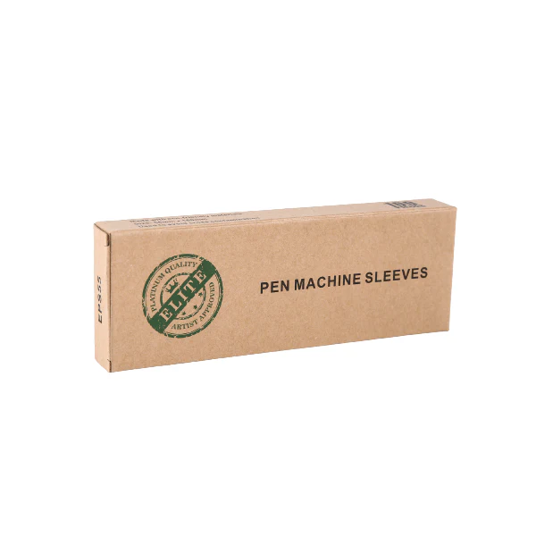 Elite Black Eco-Friendly Pen Machine Sleeves 45mm x 160mm - Image 3