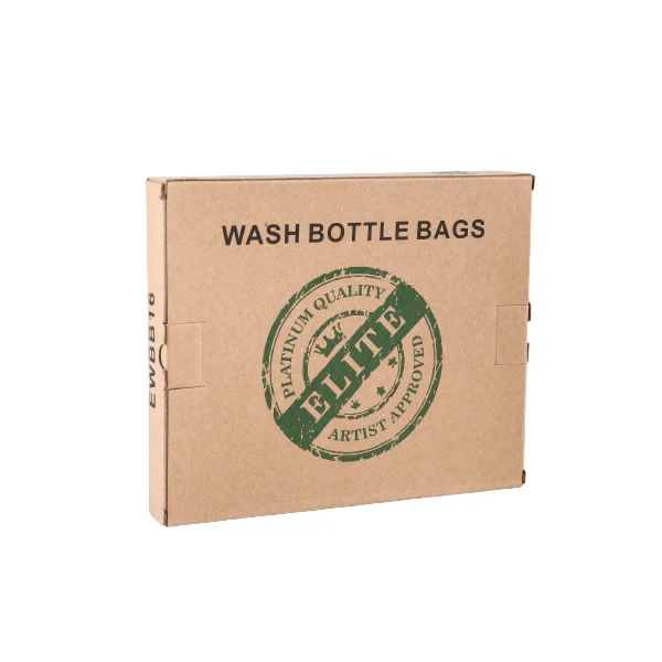 Elite Black Eco-Friendly Wash Bottle Bags 25cm x 15cm (100pcs/box) - Image 2