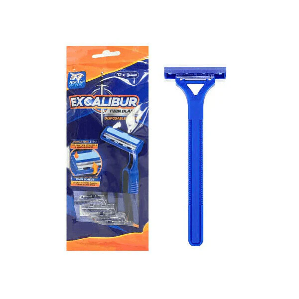 Excalibur Twin Blade Disposable Razors (10 Pack) - Image 2