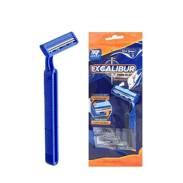 Excalibur Twin Blade Disposable Razors (10 Pack) - Image 3