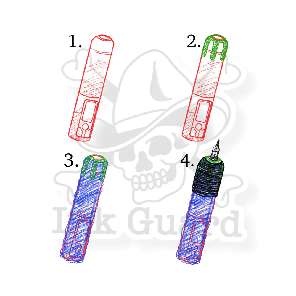 Ink Guard Waterproof Machine Stickers (Pack of 50) - Image 6