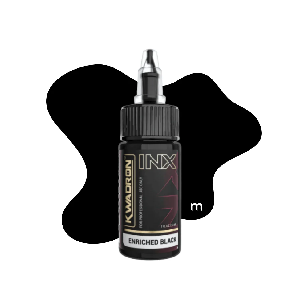 Kwadron Inx Enriched Black Tattoo Ink - Image 3