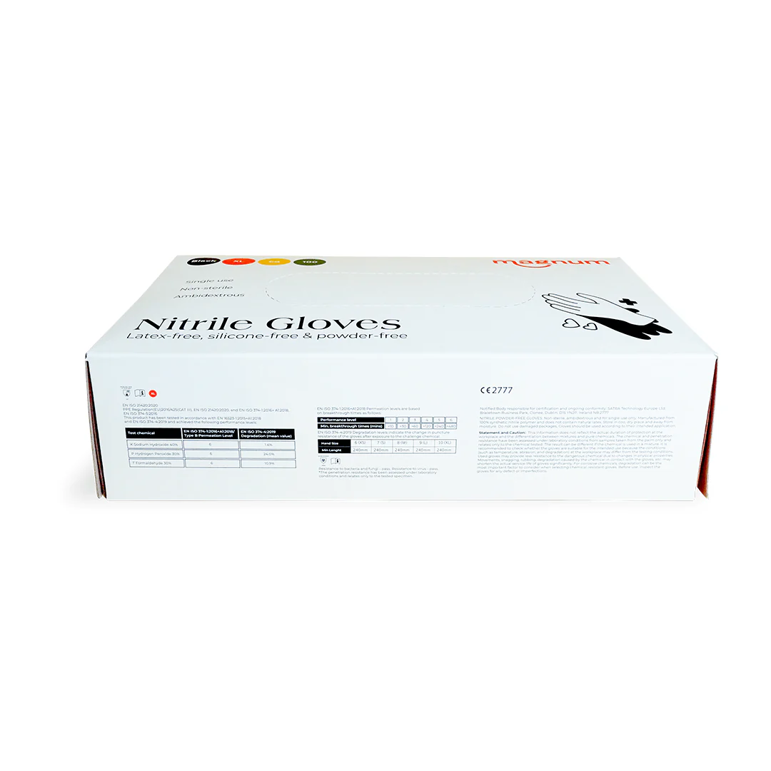 Magnum Black Nitrile Gloves (Box of 100) - Image 4