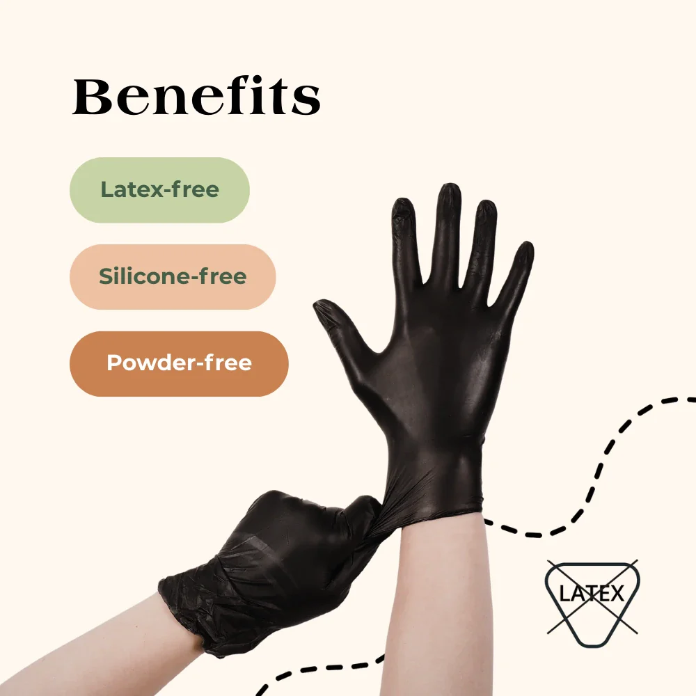 Magnum Black Nitrile Gloves (Case of 10 Boxes) - Image 4