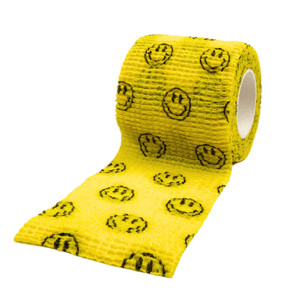 Magnum Cohesive Grip Wrap – Smiley Faces - Image 3